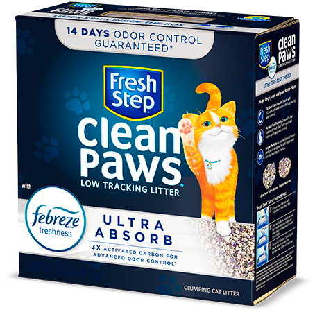 fresh step cat litter paw points